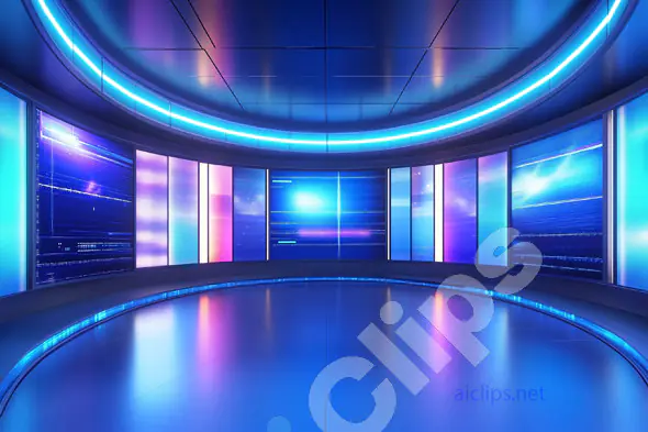 Futuristic Digital Room