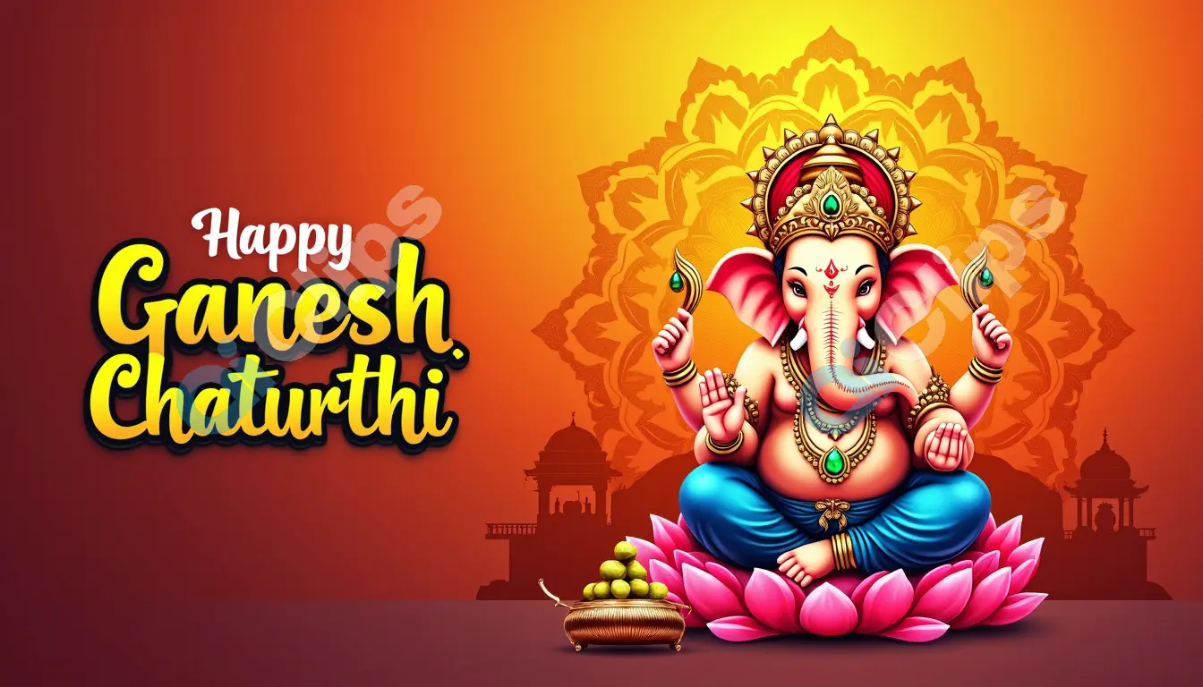 Ganesh Chaturthi Festive Banner Design