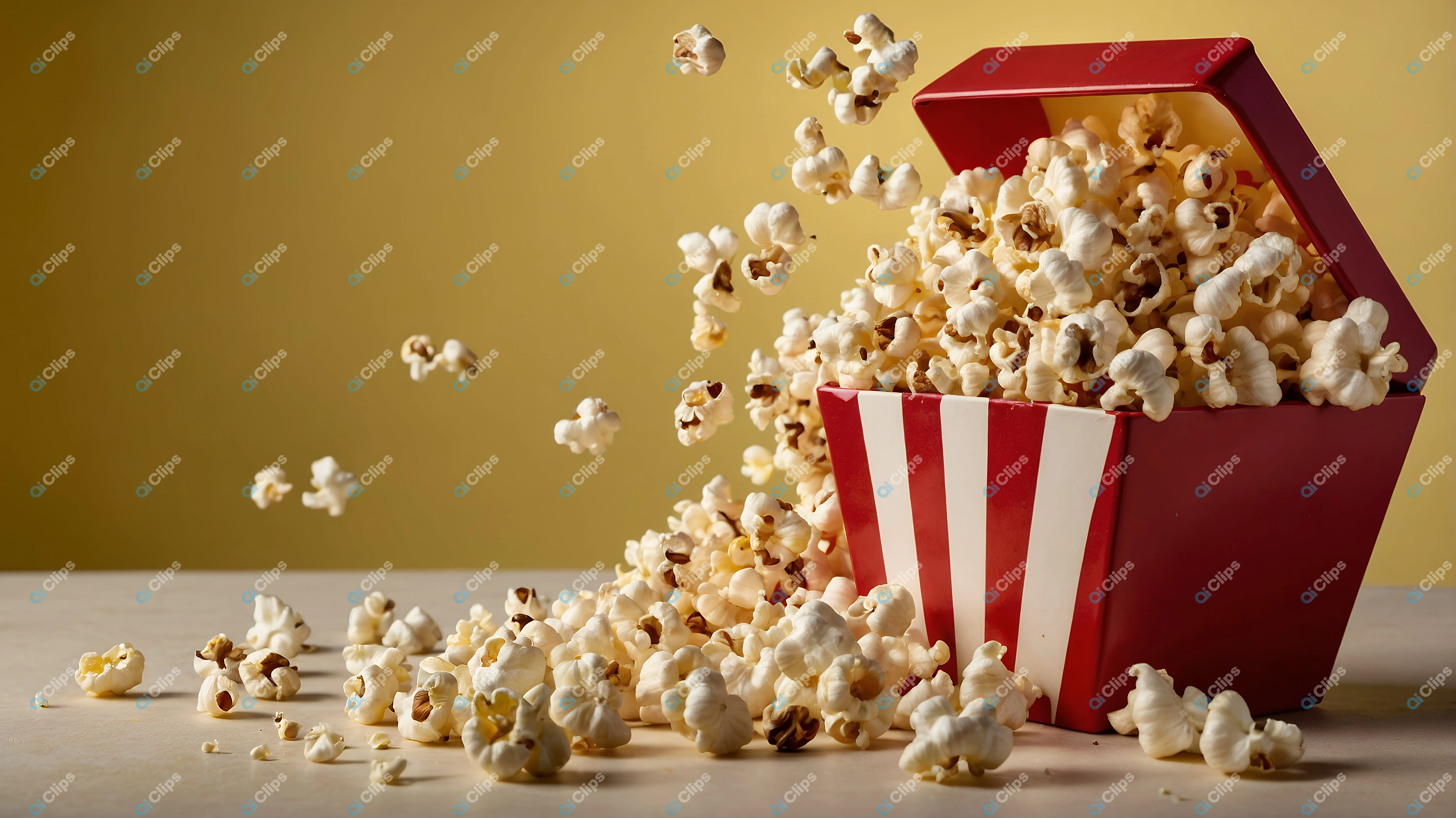 Popcorn Spilling Out
