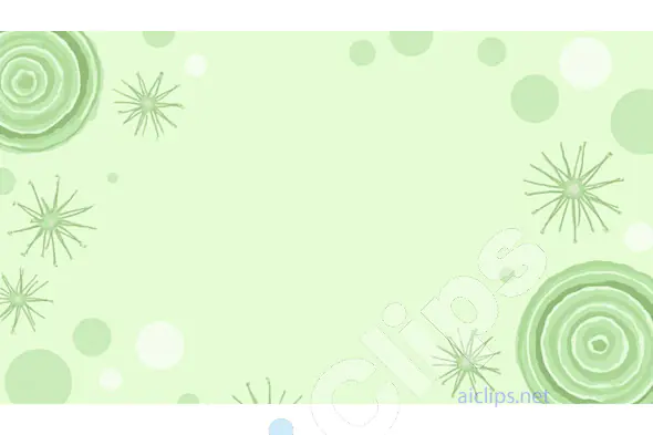 Light Green Abstract Geometric Background with Circular Patterns