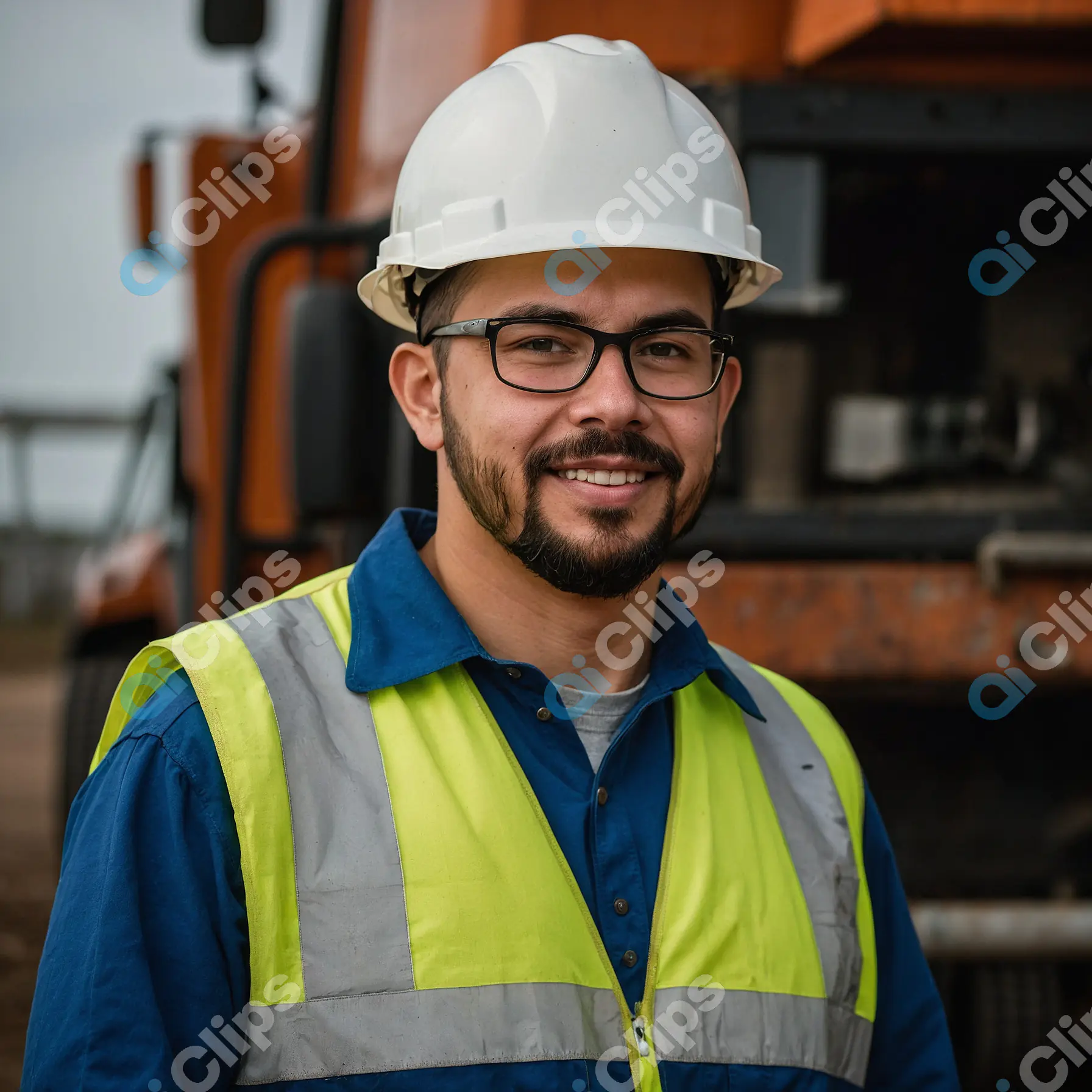 Smiling Construction Worker