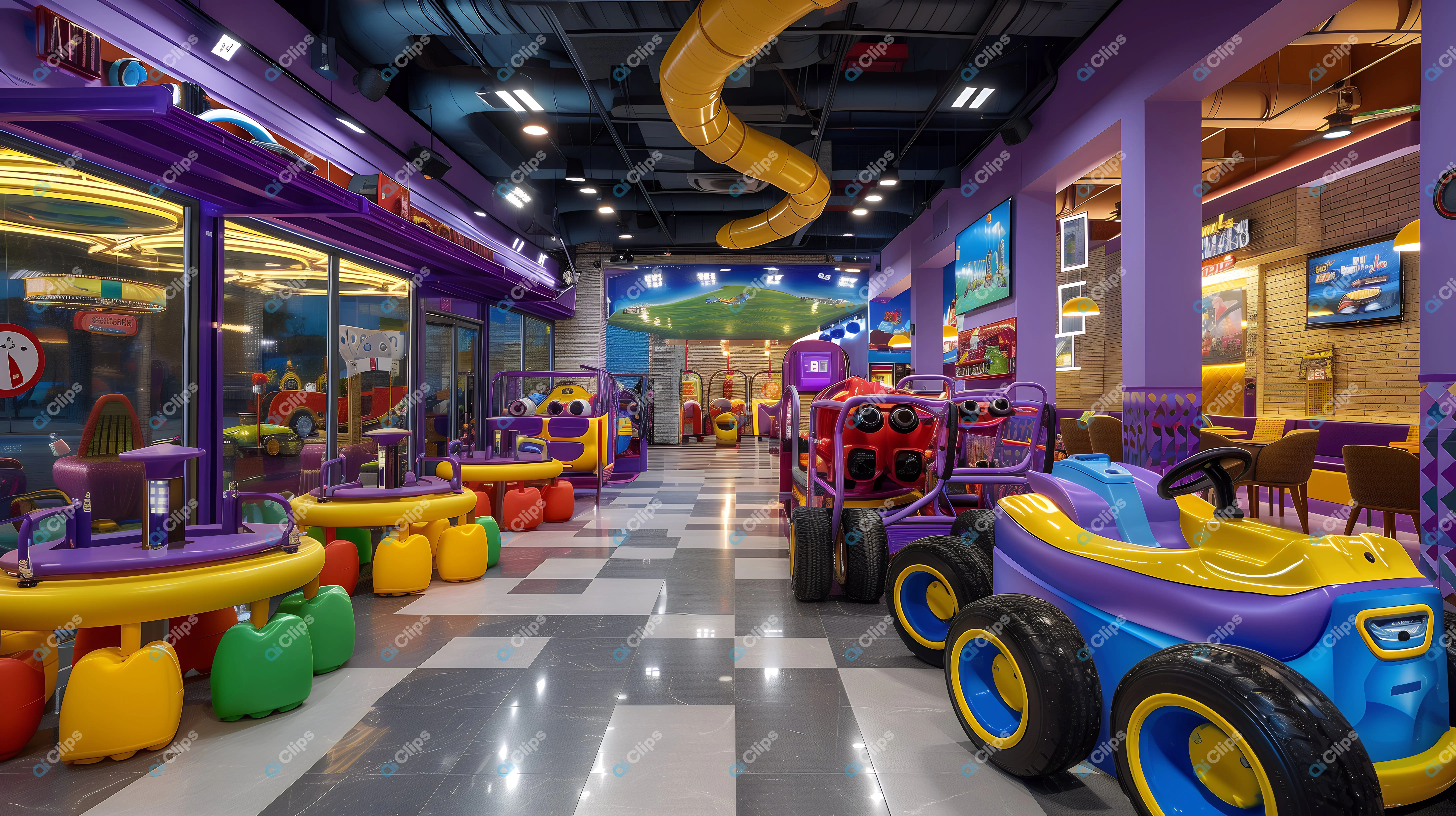 Colorful Indoor Play Area