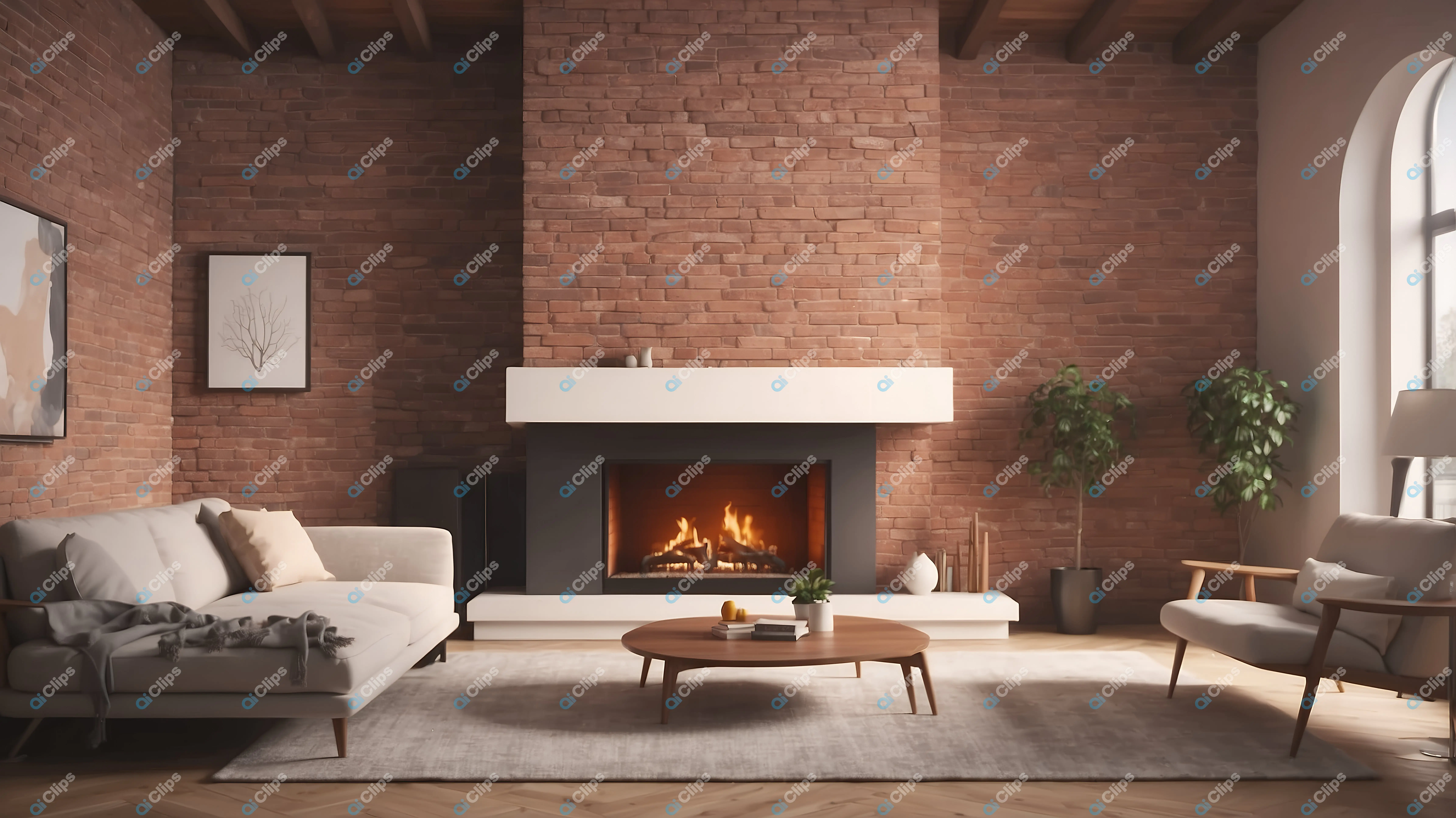 Modern Cozy Living Room