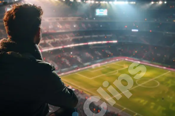 Spectator in Stadium