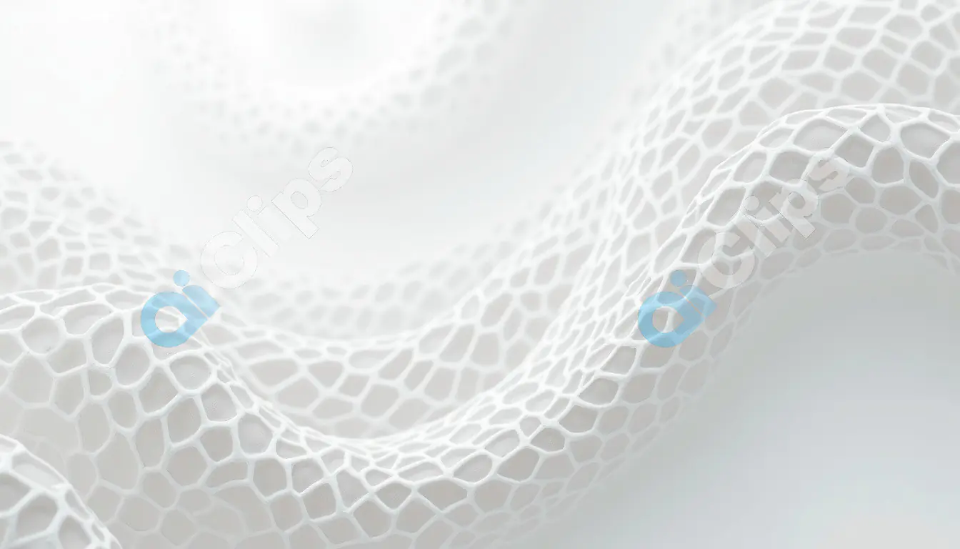 White Wavy Mesh Abstract Background