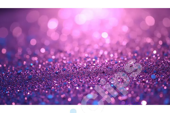 Abstract Pink and Purple Glitter Bokeh Background