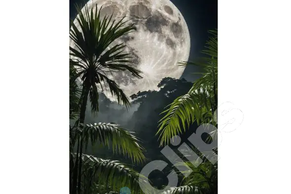 Full Moon Over Jungle