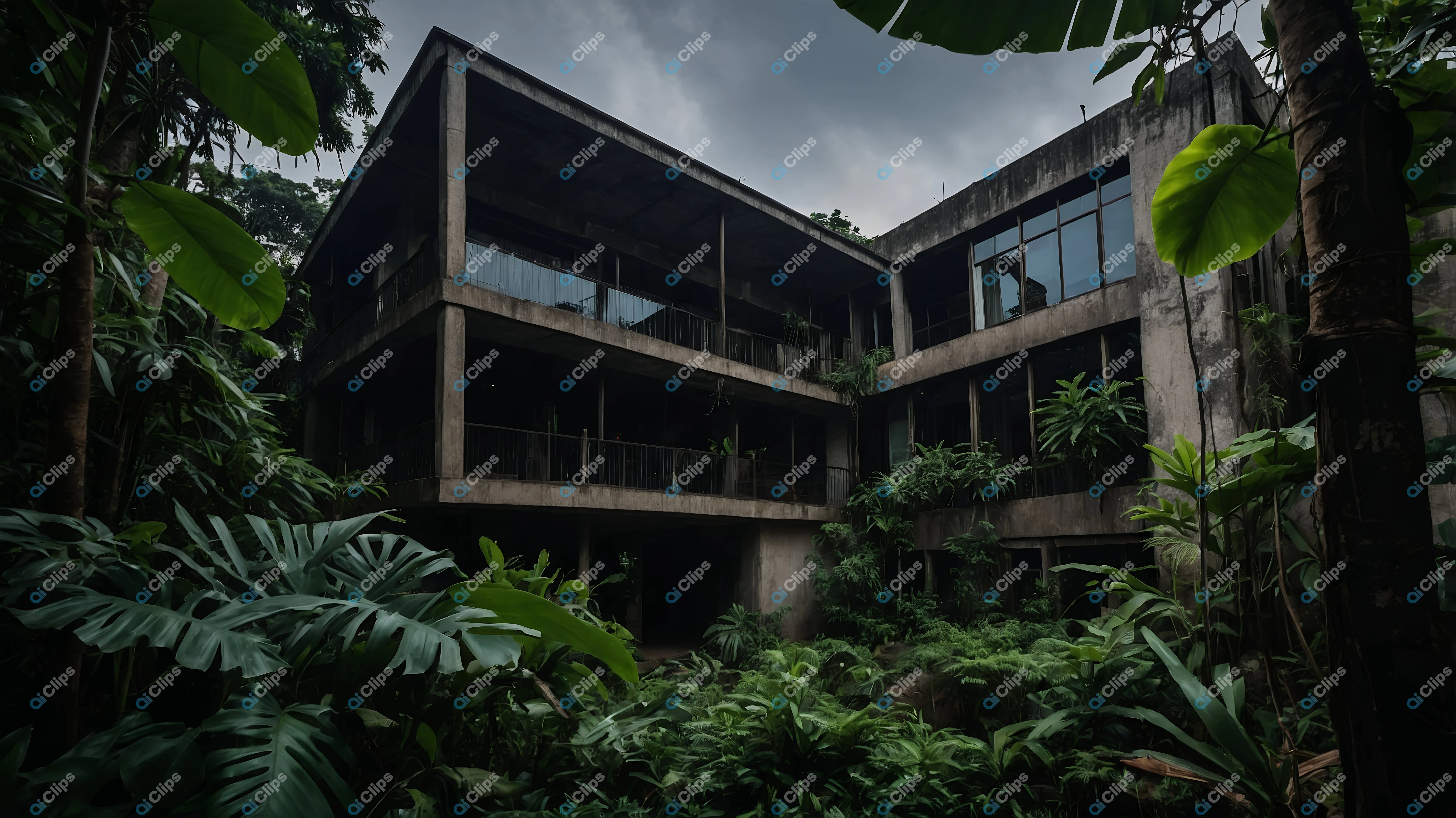 Abandoned Jungle Building