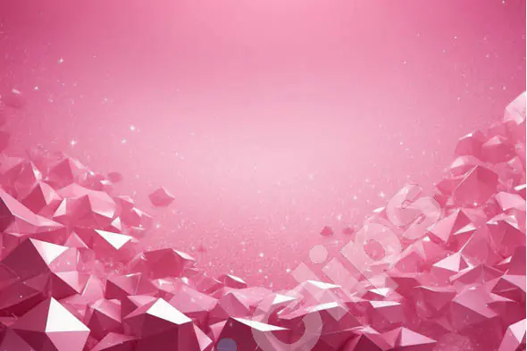 Pink Crystal Polygon Background