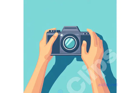 Hands Holding a Camera
