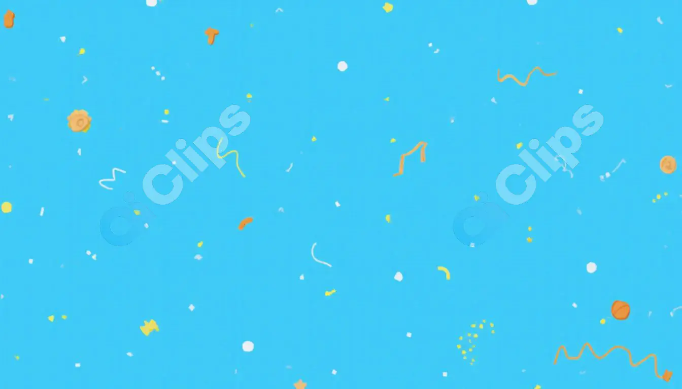 Blue Confetti Background