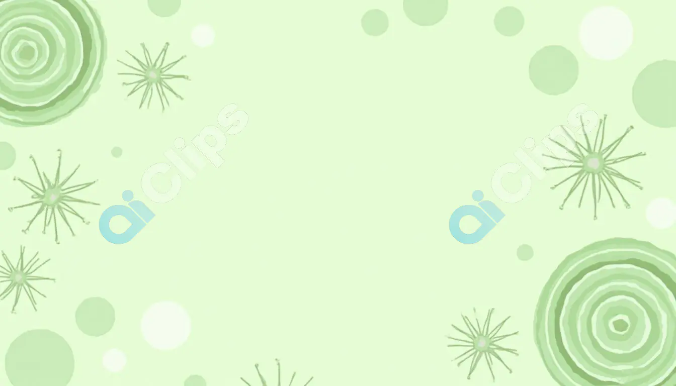 Light Green Abstract Geometric Background with Circular Patterns