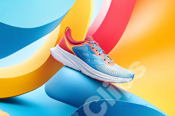 Vibrant Athletic Shoe