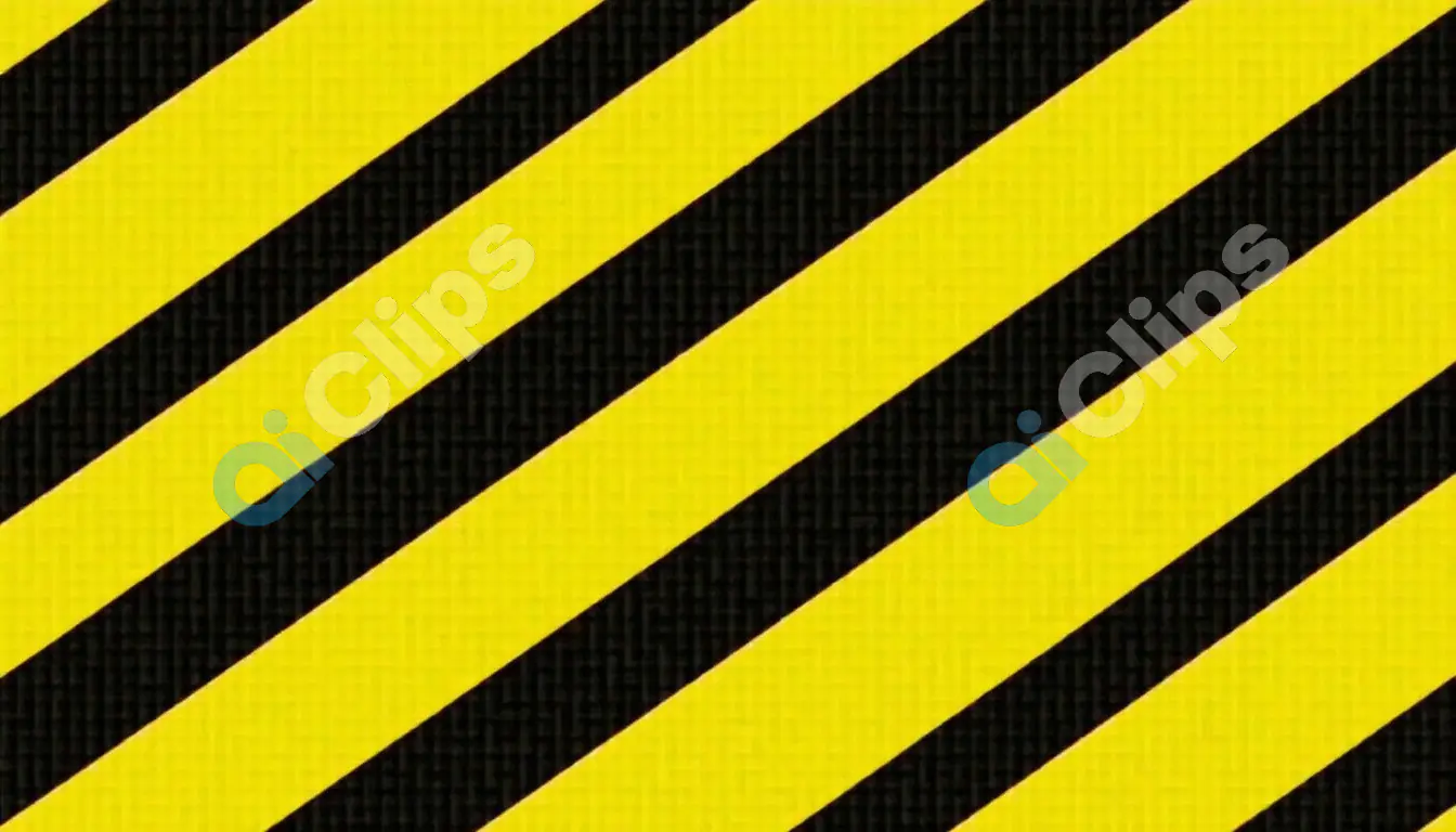 Yellow and Black Diagonal Stripe Safety Background