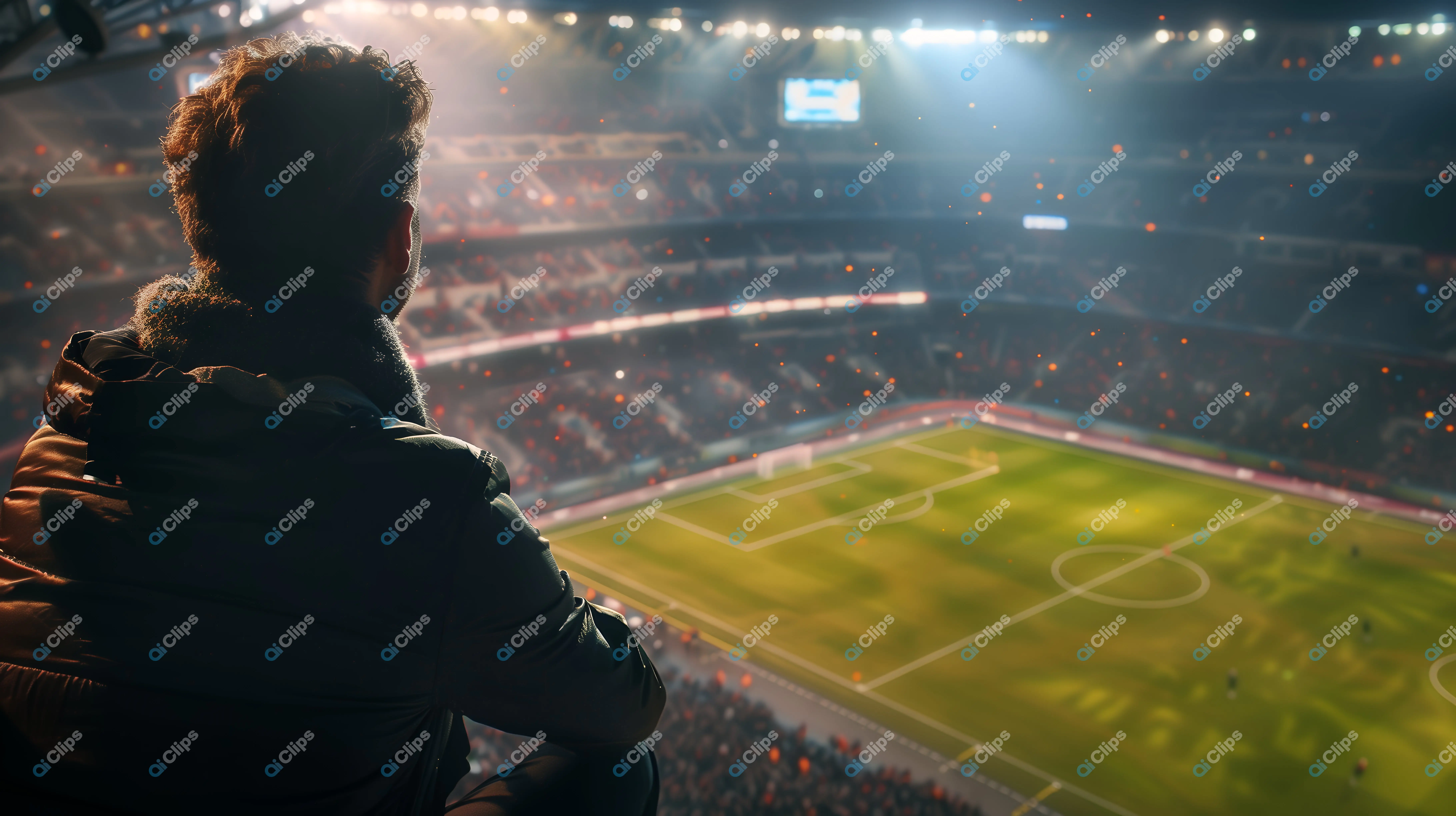 Spectator in Stadium