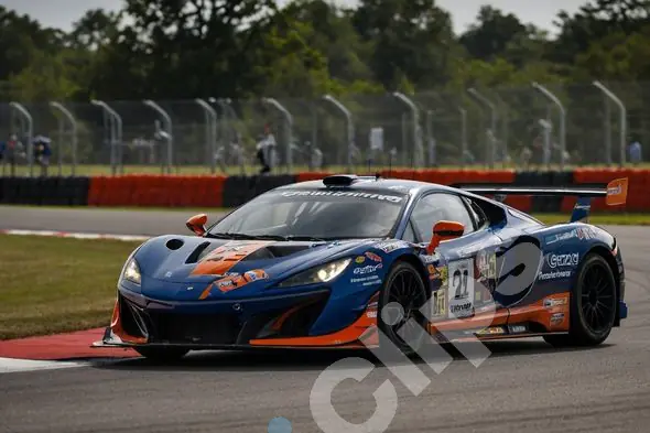 Sports Car on Race Track
