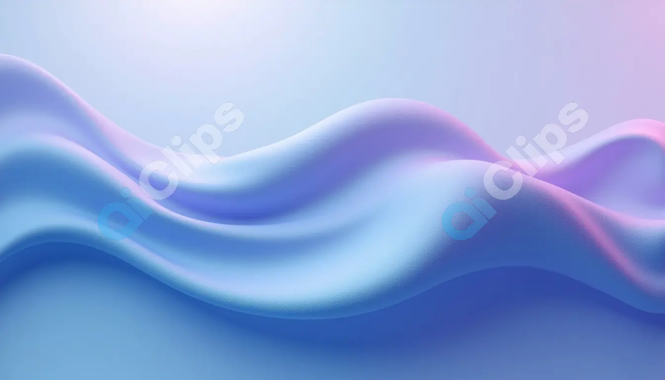Soft Gradient Waves in Blue and Purple Tones