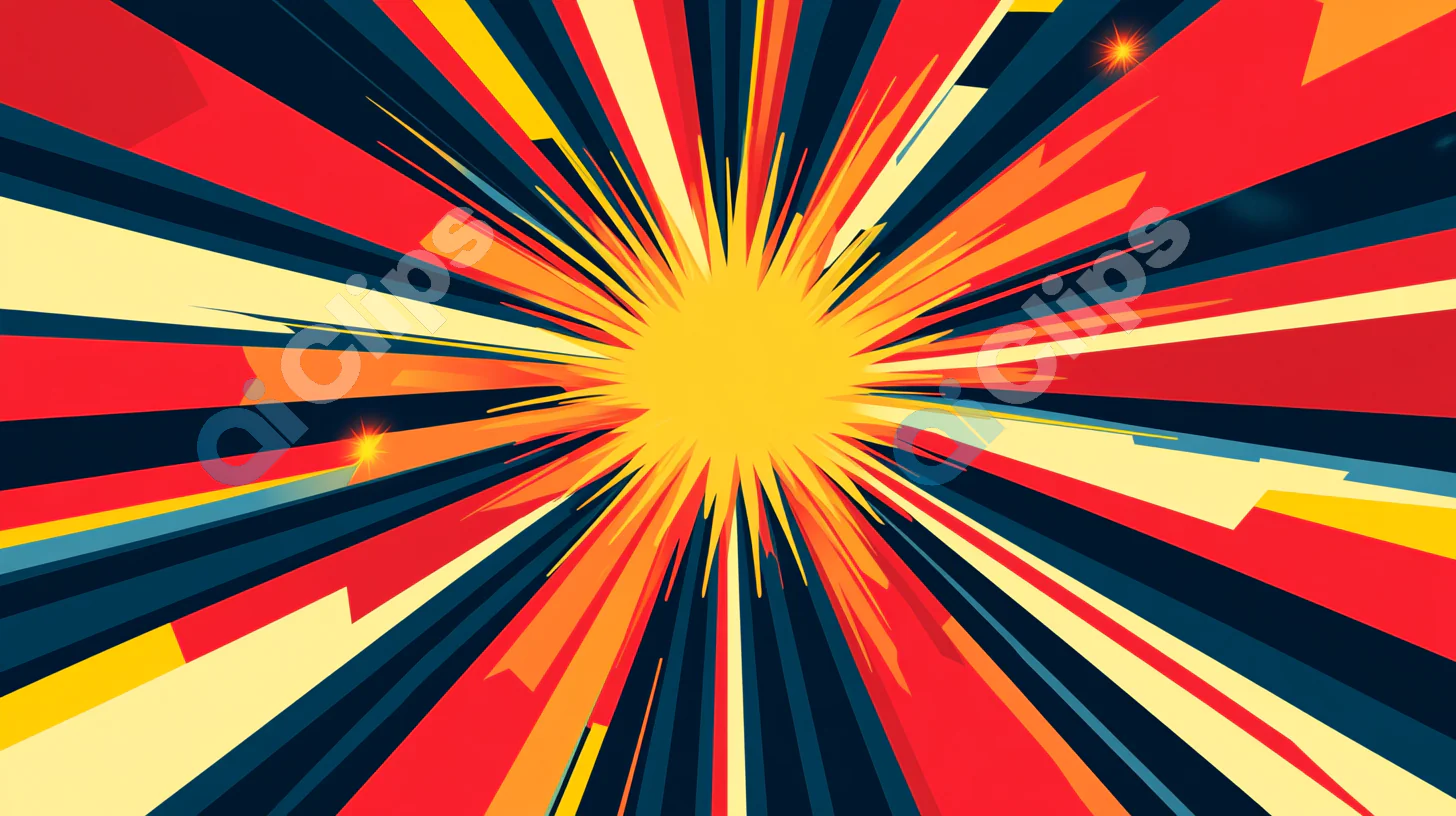 Vibrant Abstract Explosion