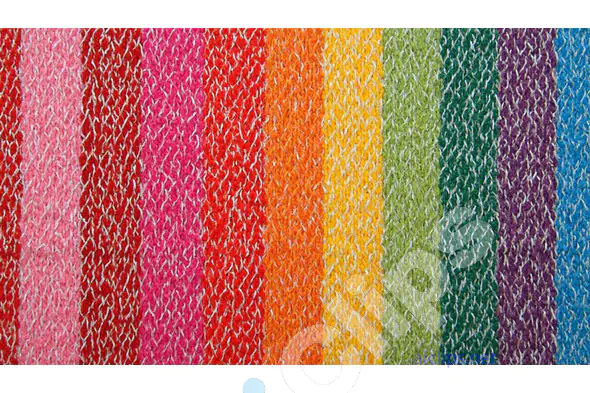 Vibrant Rainbow Knit Texture Background