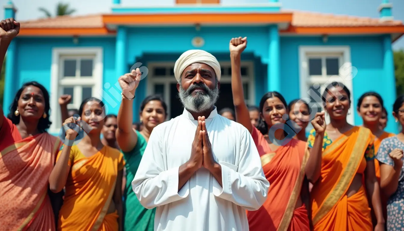 Village Leader with Empowered Women Group