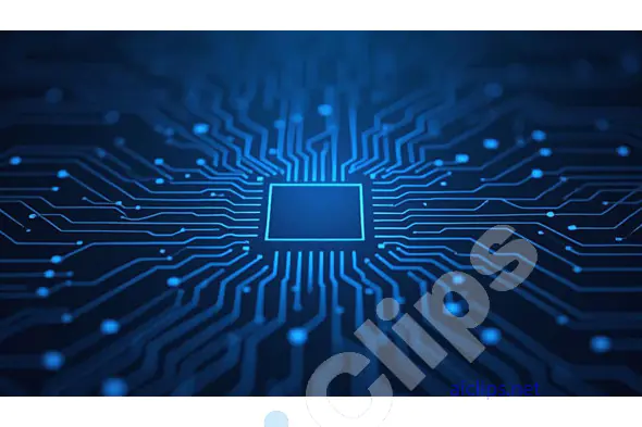 Futuristic Microchip Circuit Design