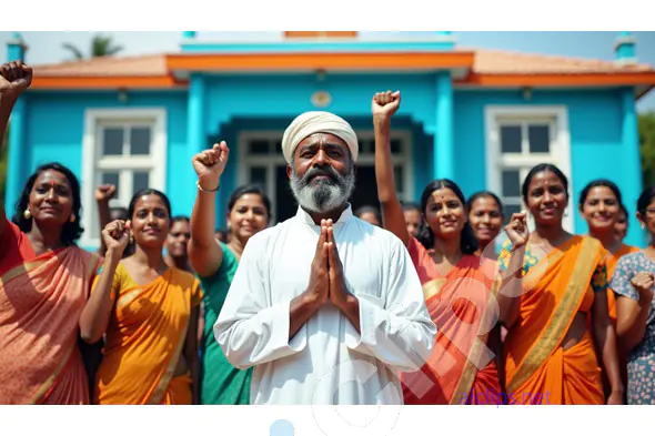 Village Leader with Empowered Women Group