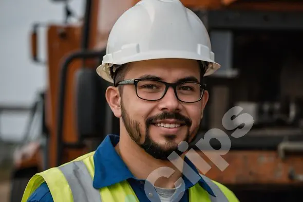 Smiling Construction Worker