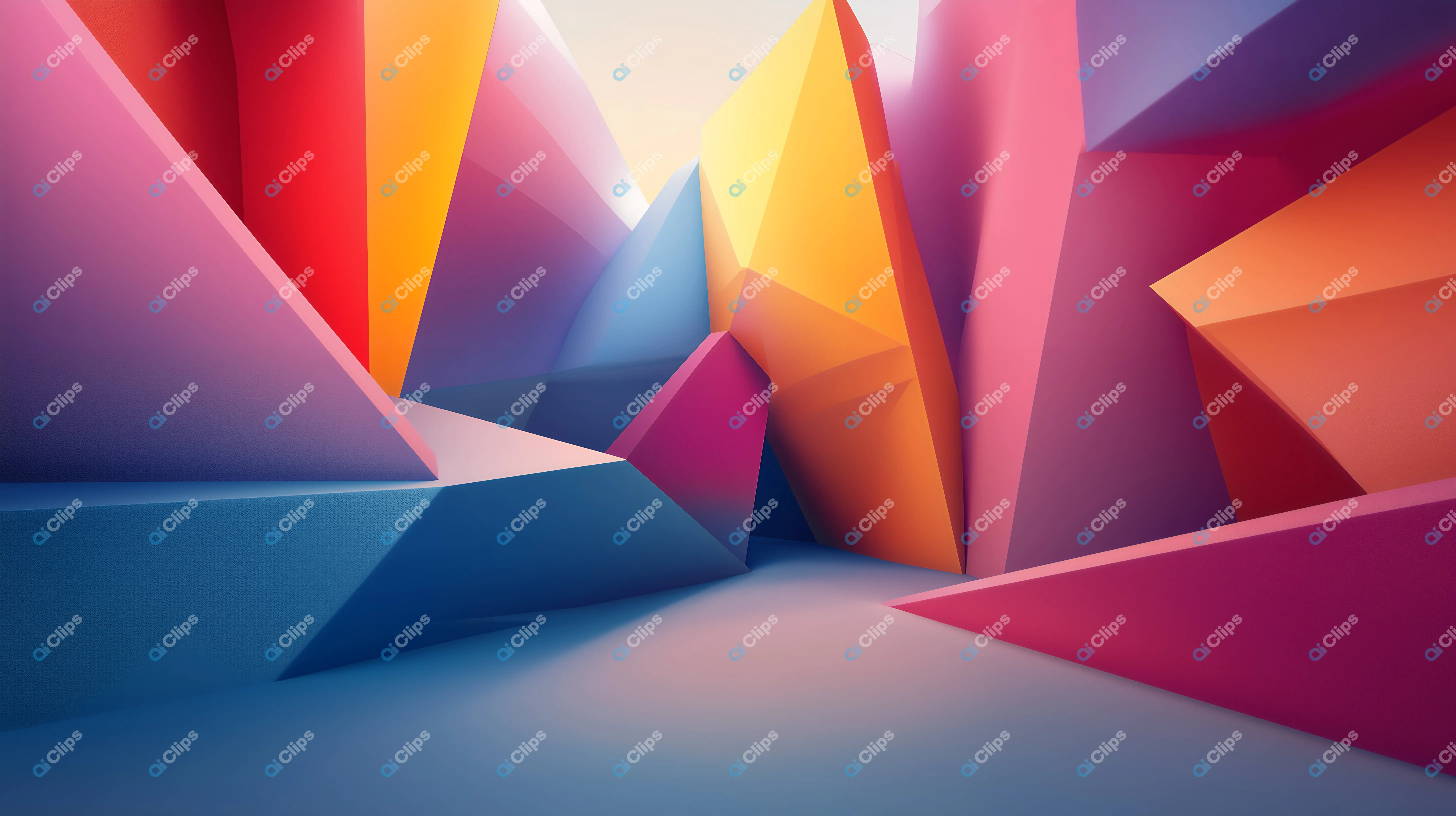 Colorful Geometric Abstract