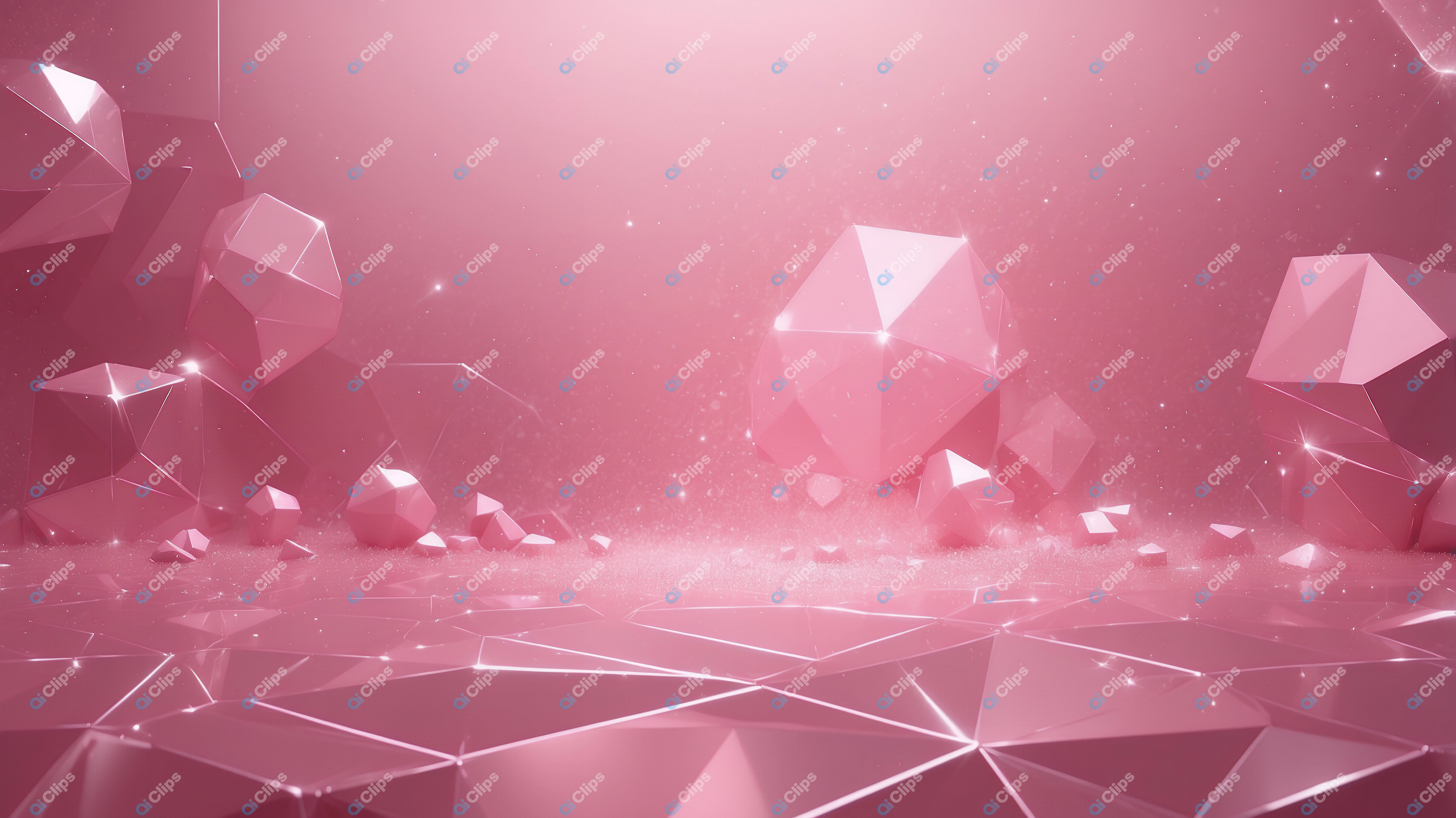 Pink Geometric Crystals