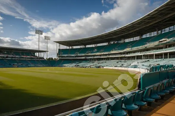 Empty Cricket Stadium