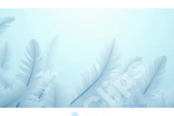 Soft Blue Feather Abstract Background