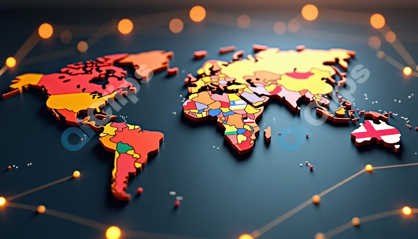 Global Network Connectivity Map