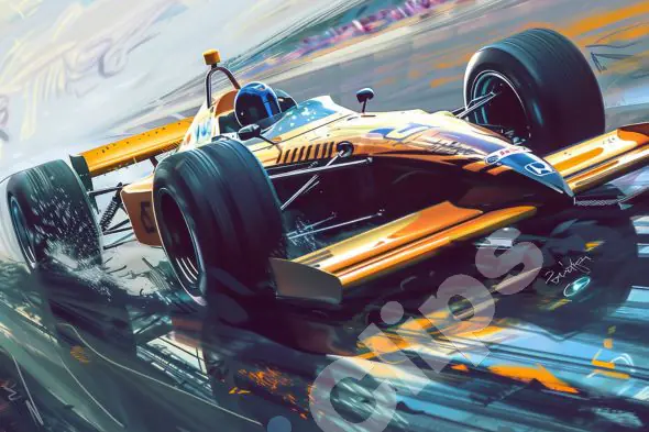 High-Speed Race Car