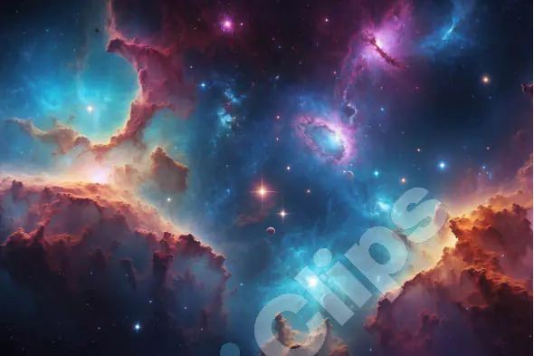 Vibrant Nebula Background