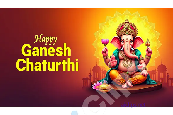 Ganesh Chaturthi Celebration Banner