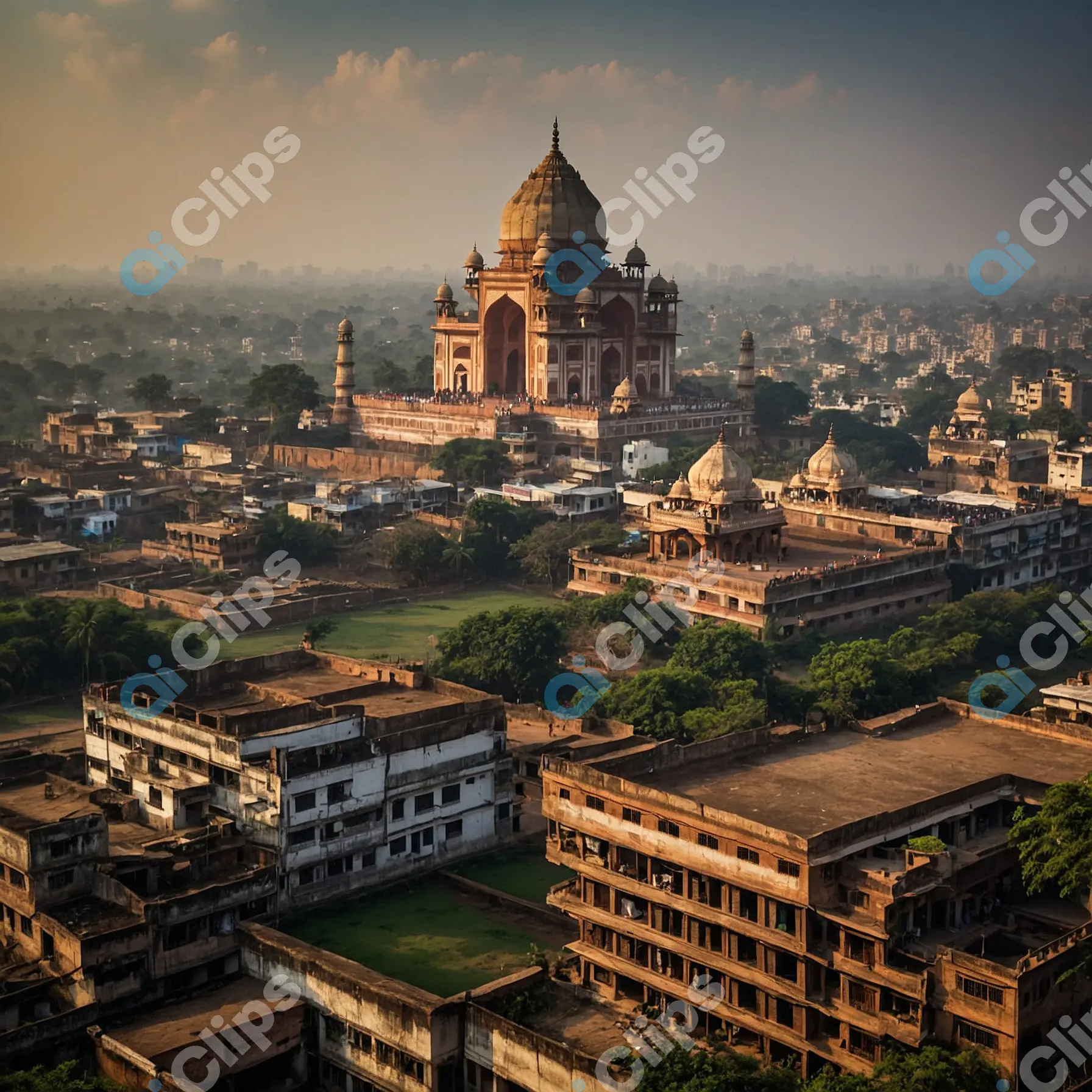 Historic Indian Cityscape