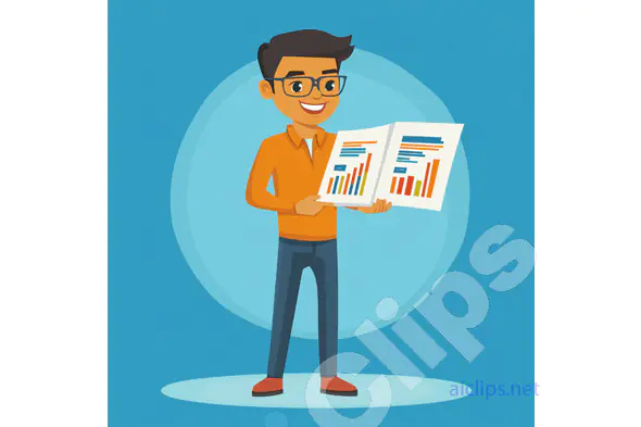 Businessman Presenting Data Charts