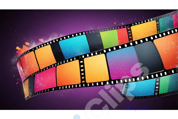 Colorful Film Strip