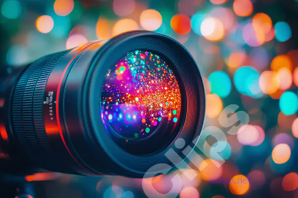 Colorful Bokeh Camera Lens