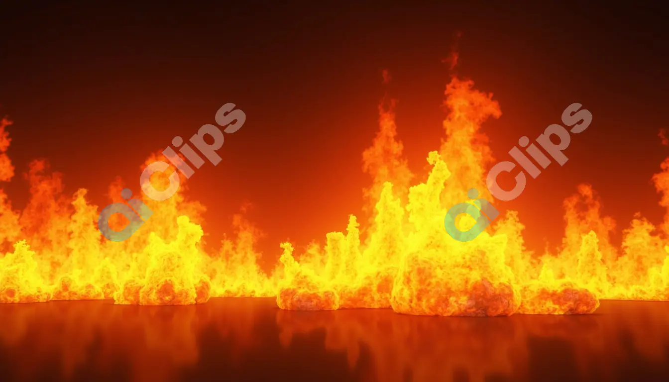 Blazing Inferno Fire Background