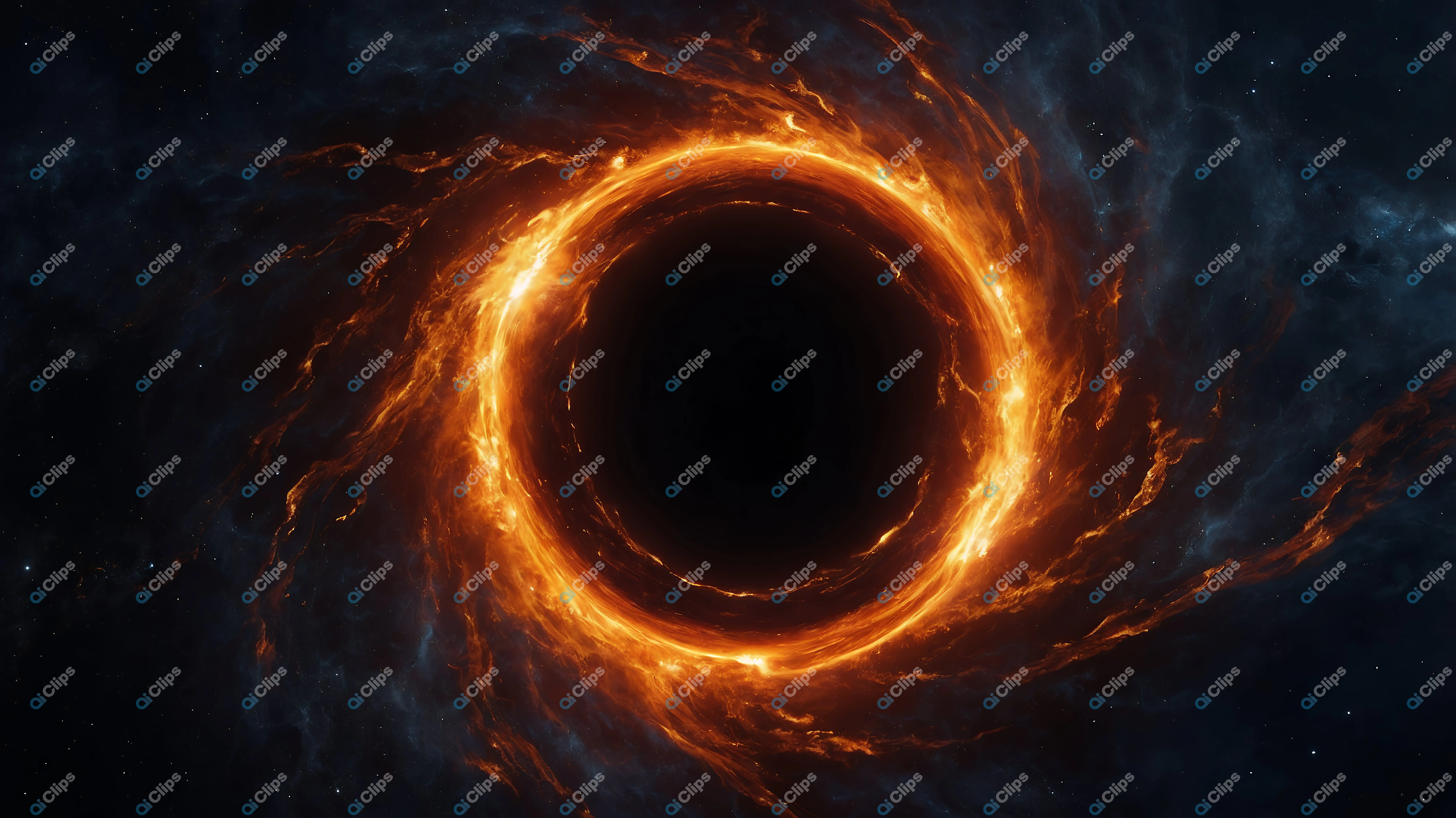 Fiery Cosmic Ring