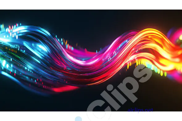 Flowing Neon Lights