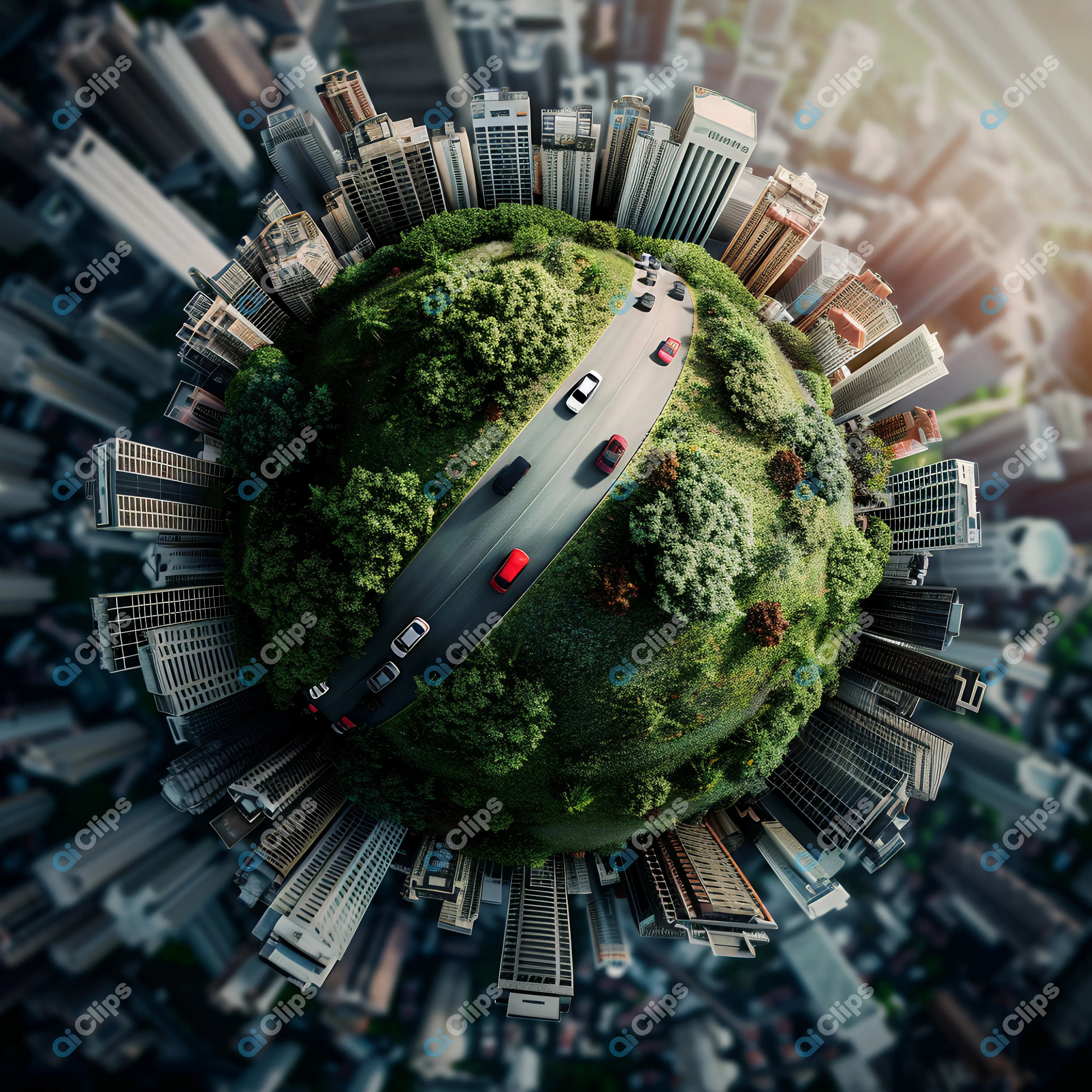 Miniature Urban Planet