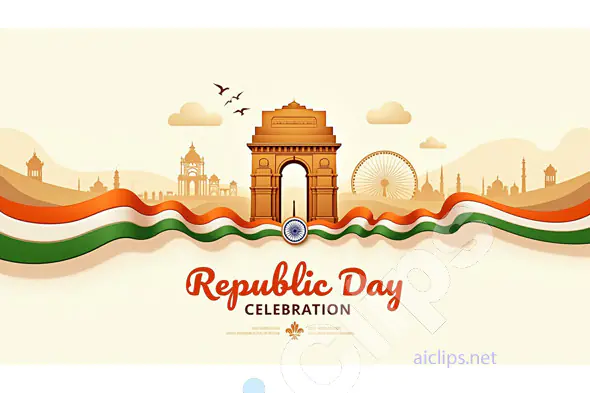 Republic Day Celebration Poster