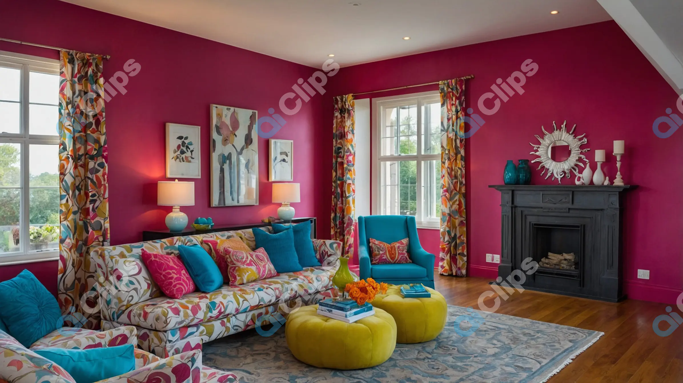 Vibrant Living Room