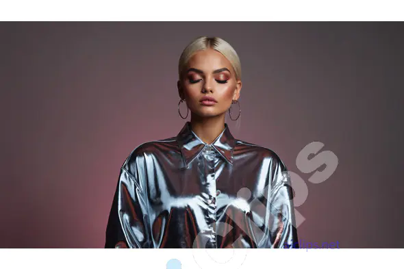 Metallic Fashion Look