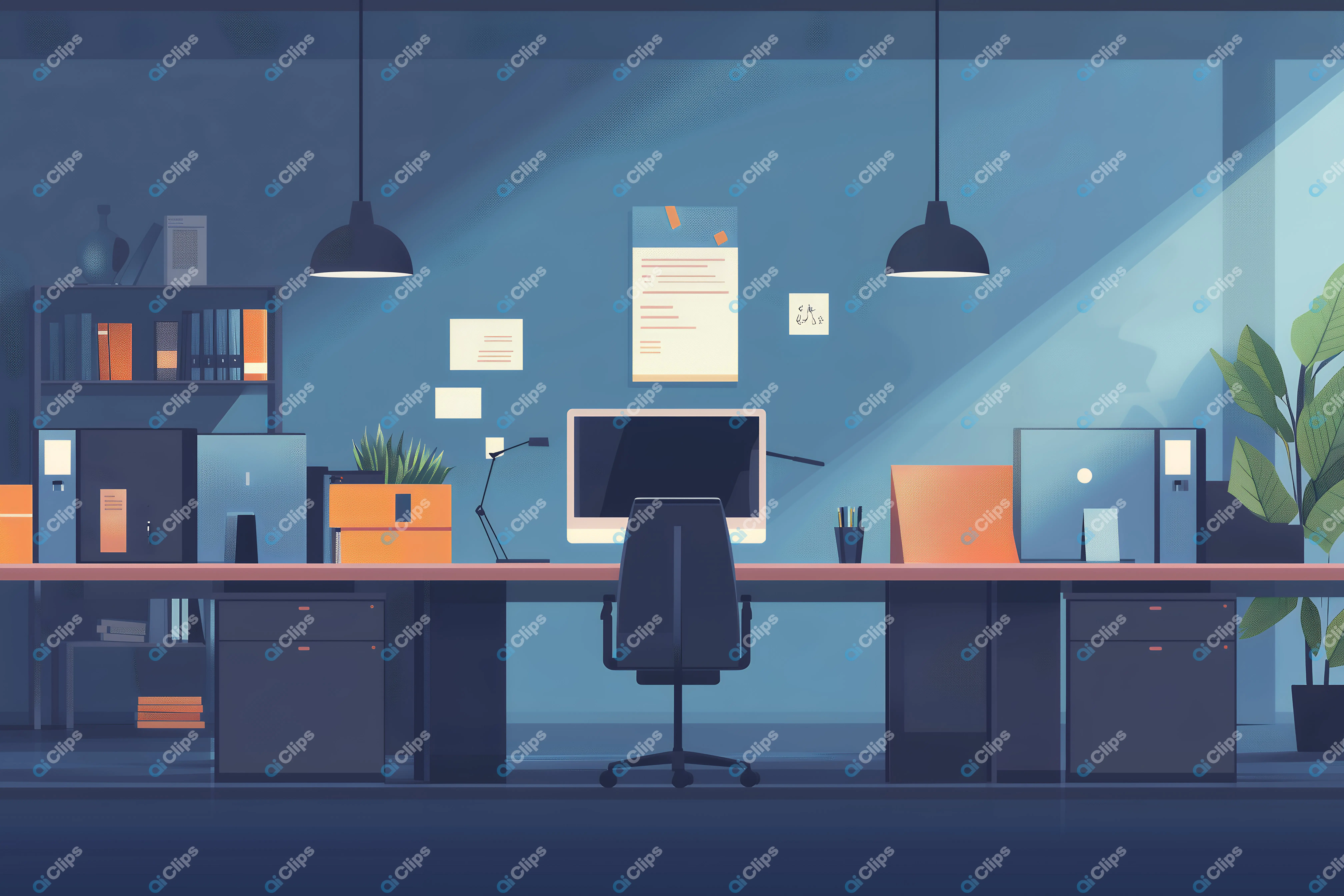 Modern Office Workspace