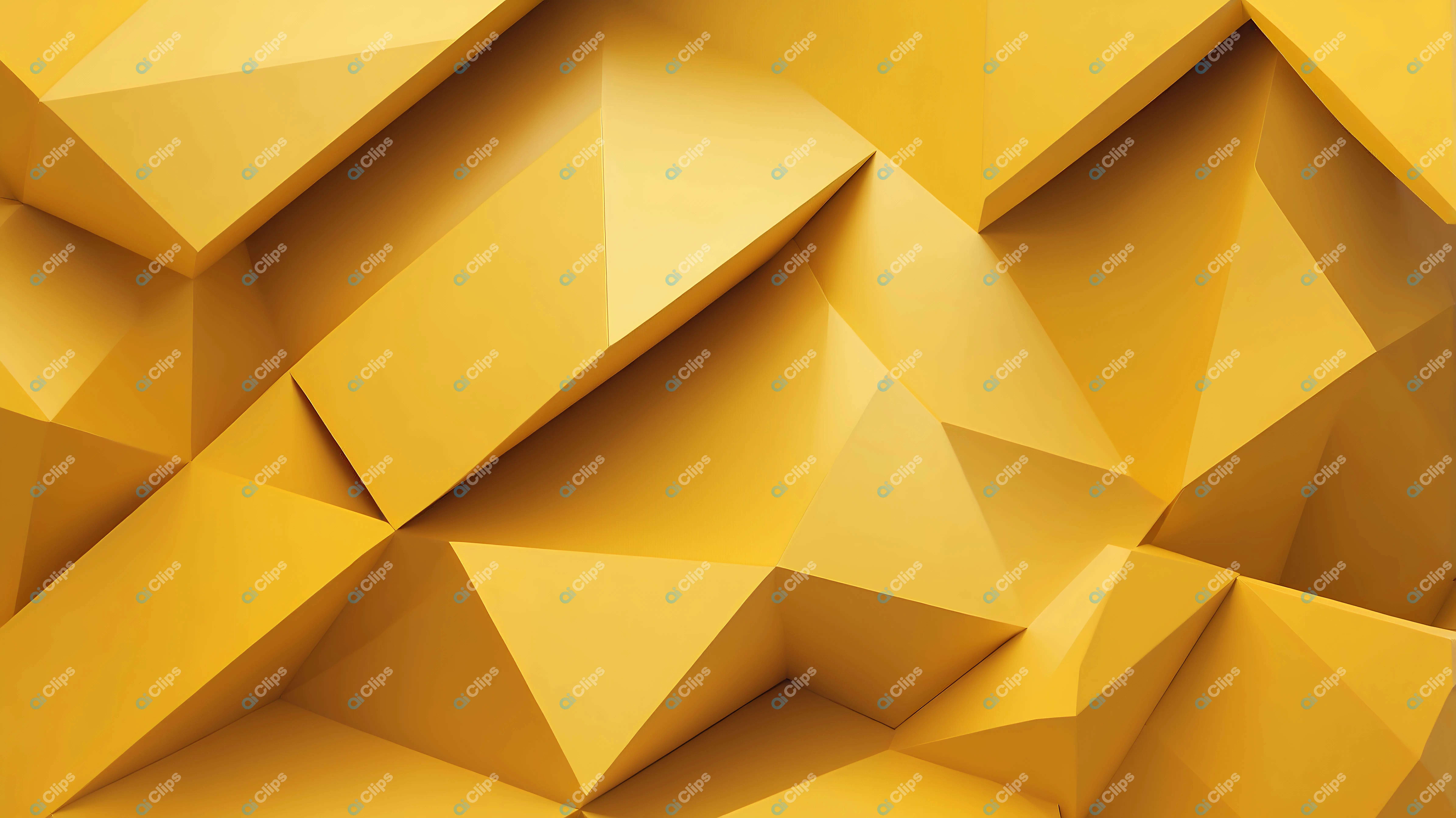 Yellow Geometric Pattern