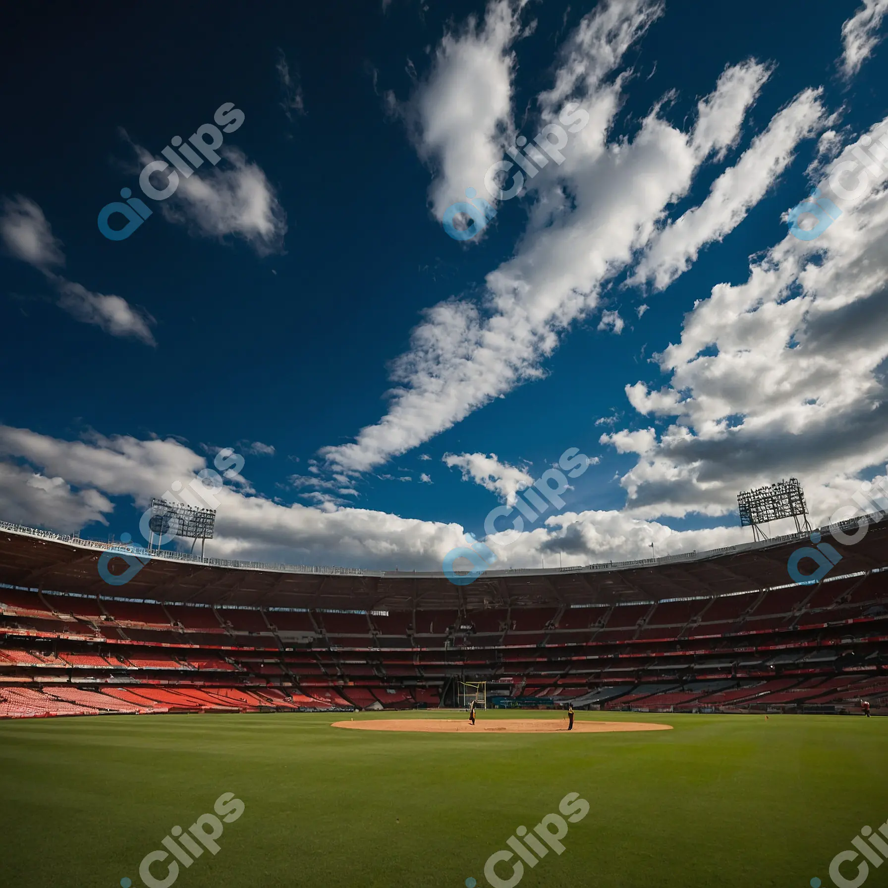 Empty Sports Stadium