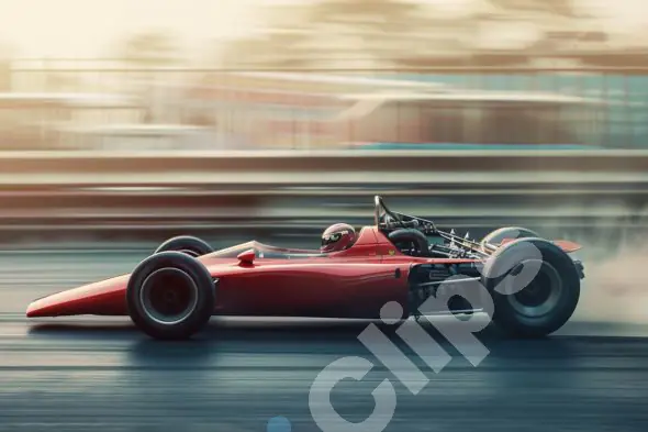Red Formula 1 Racing Car